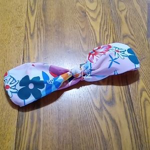 HALARA Womens BIKINI TOP Beach Resort MULTICOLOR FLORAL NEW Vacation Summer